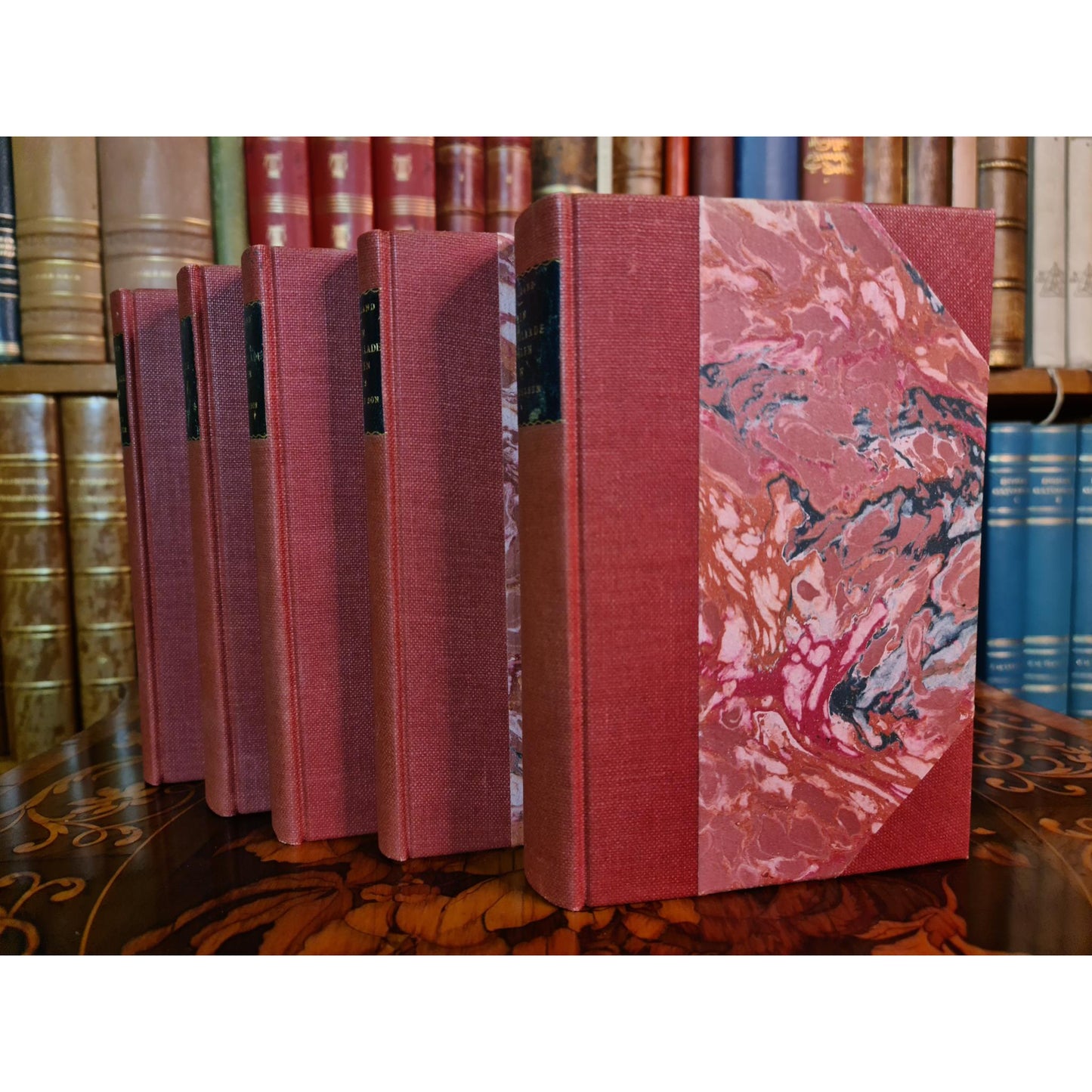 förtrollade själen by Romain Rolland – Complete 5-Volume Set first swedish edition