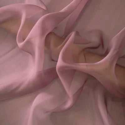100% Mulberry silk chiffon
