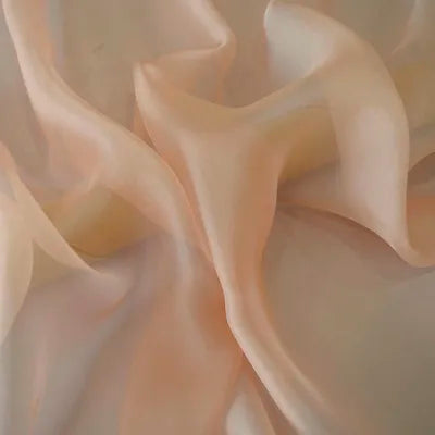 100% Mulberry silk chiffon