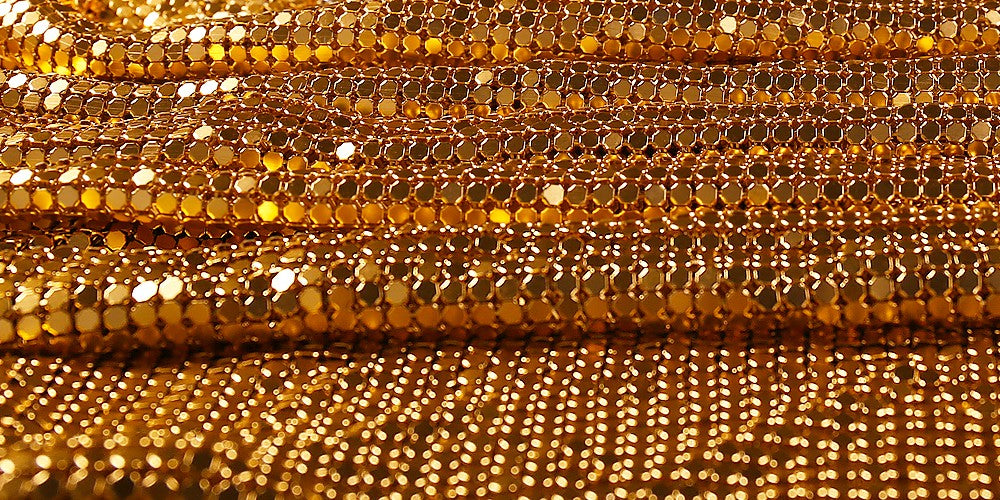Cleopatra gold chainmail dress