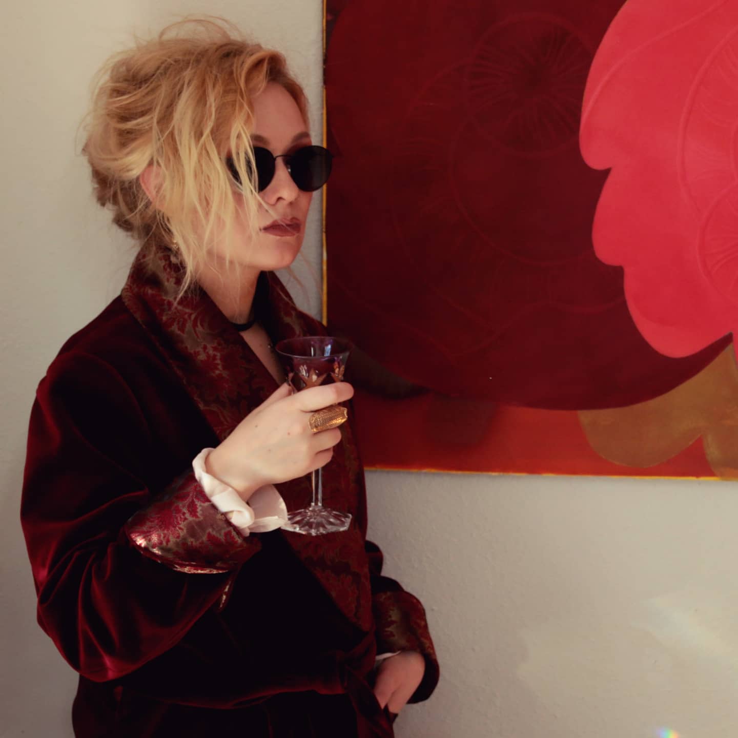 Velvet smokingjacket