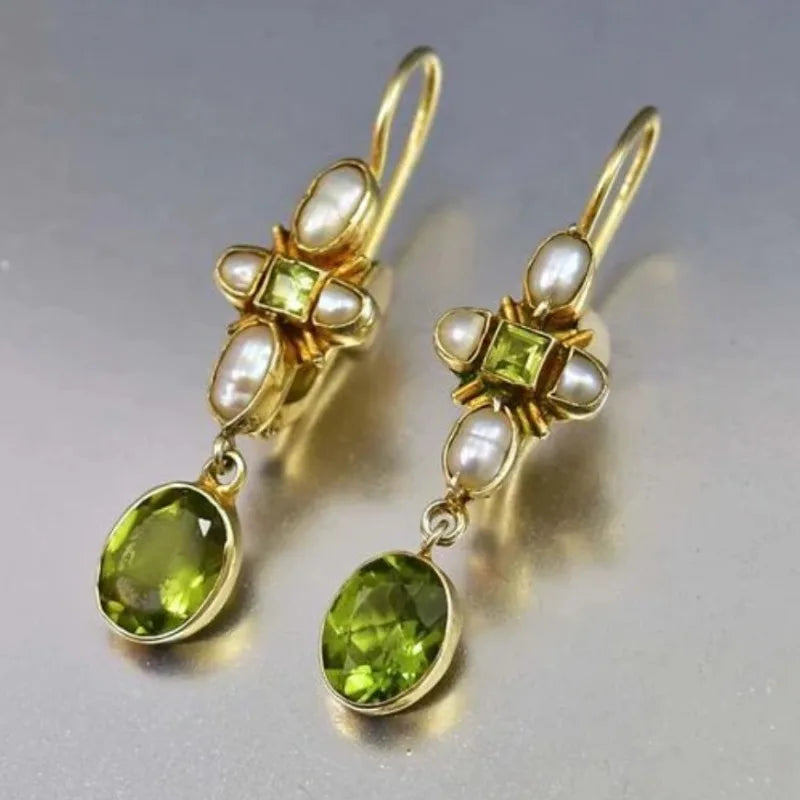 Peridot earrings