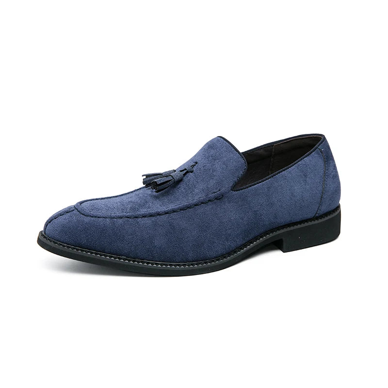 Suede Leather Shoes Men's Loafers