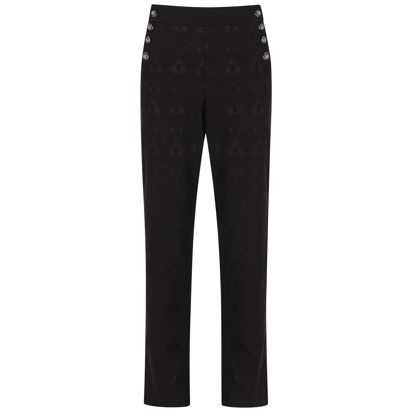 Men's High Waist Slim Fit Trousers