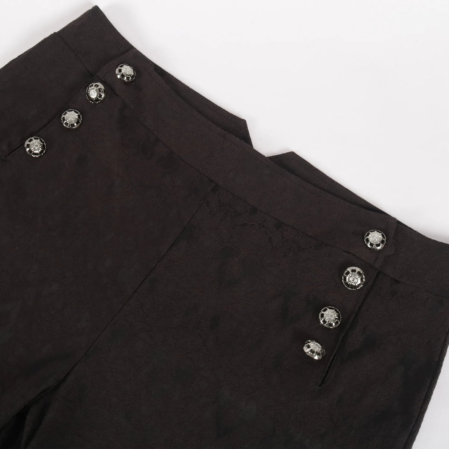 Men's High Waist Slim Fit Trousers