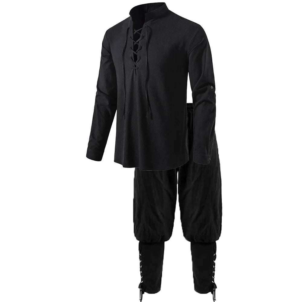 Complementary set for costumes Cotton/linen blend