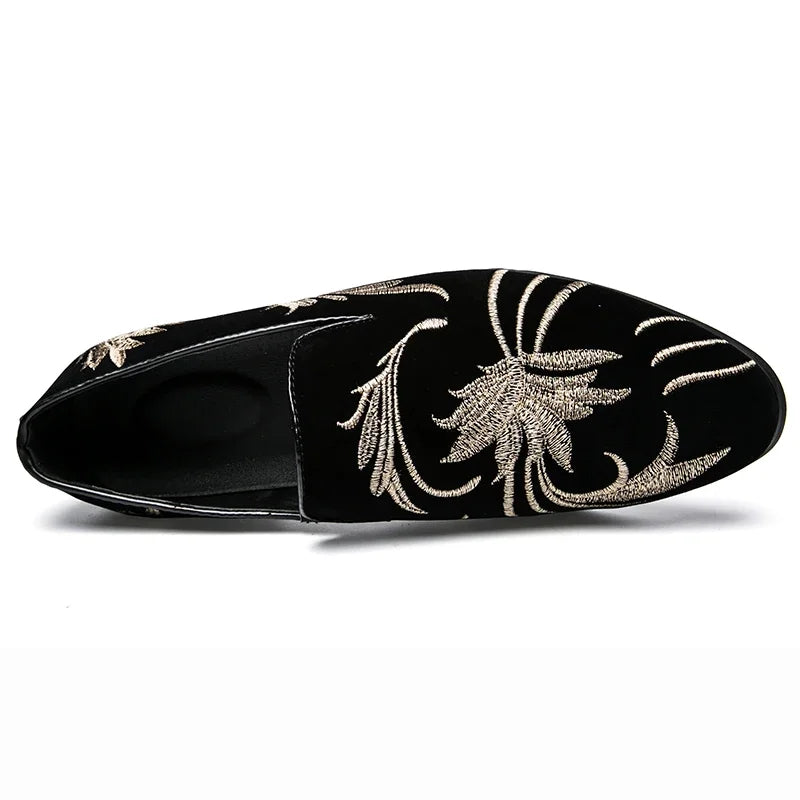 Men's suede loafers
