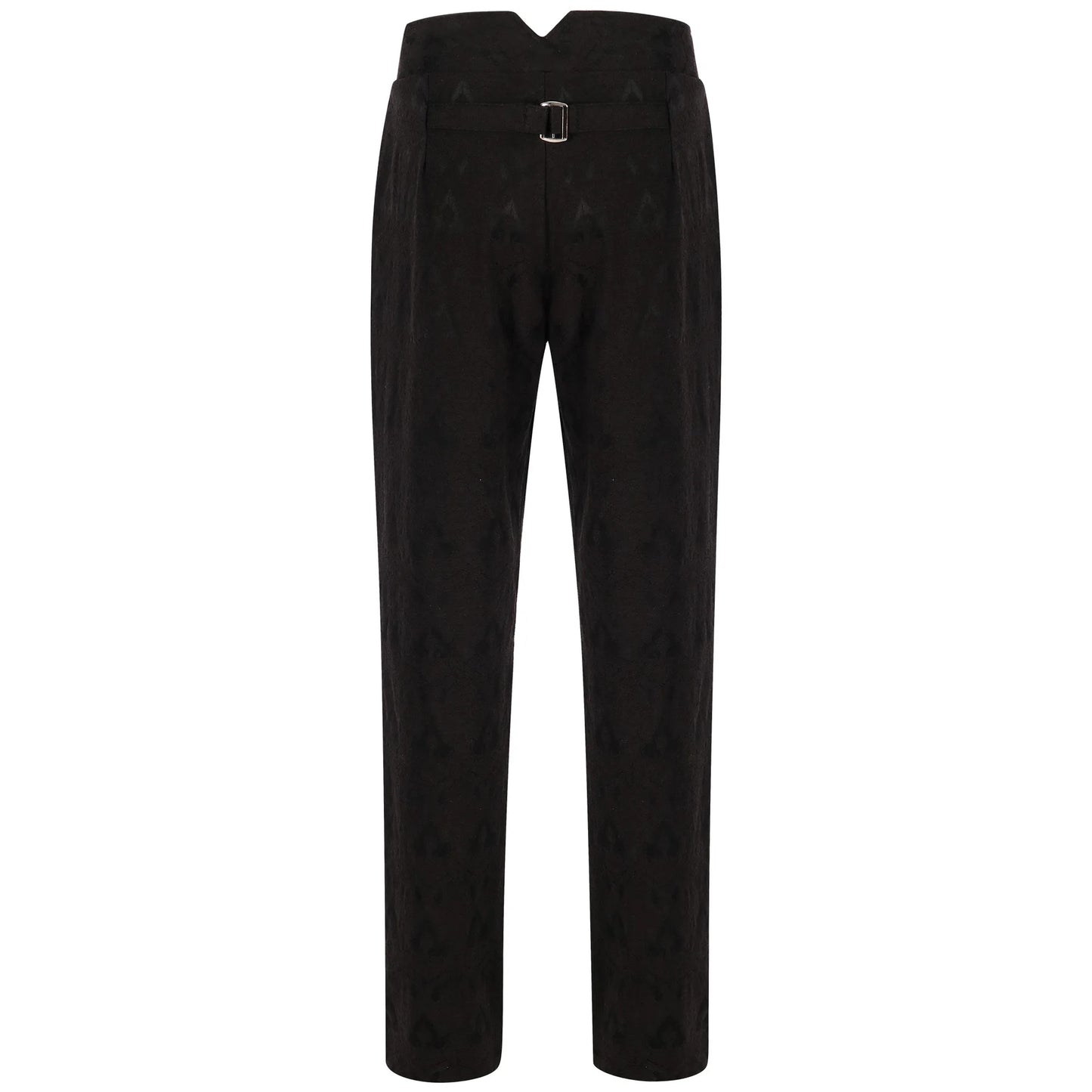 Men's High Waist Slim Fit Trousers