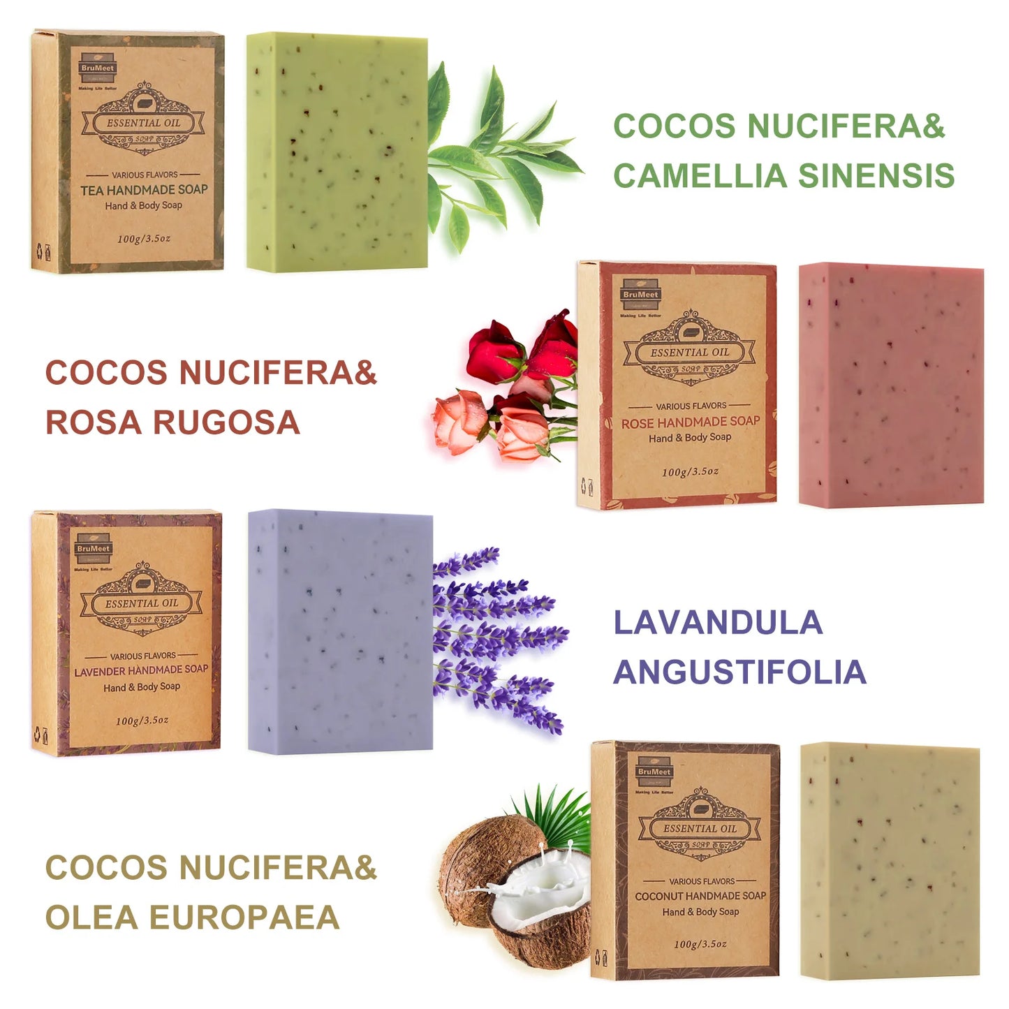 Plant Essential Oil Handmade Soap