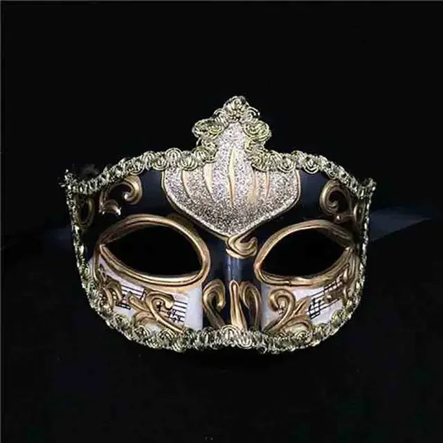 Venetian half mask 'Barco'