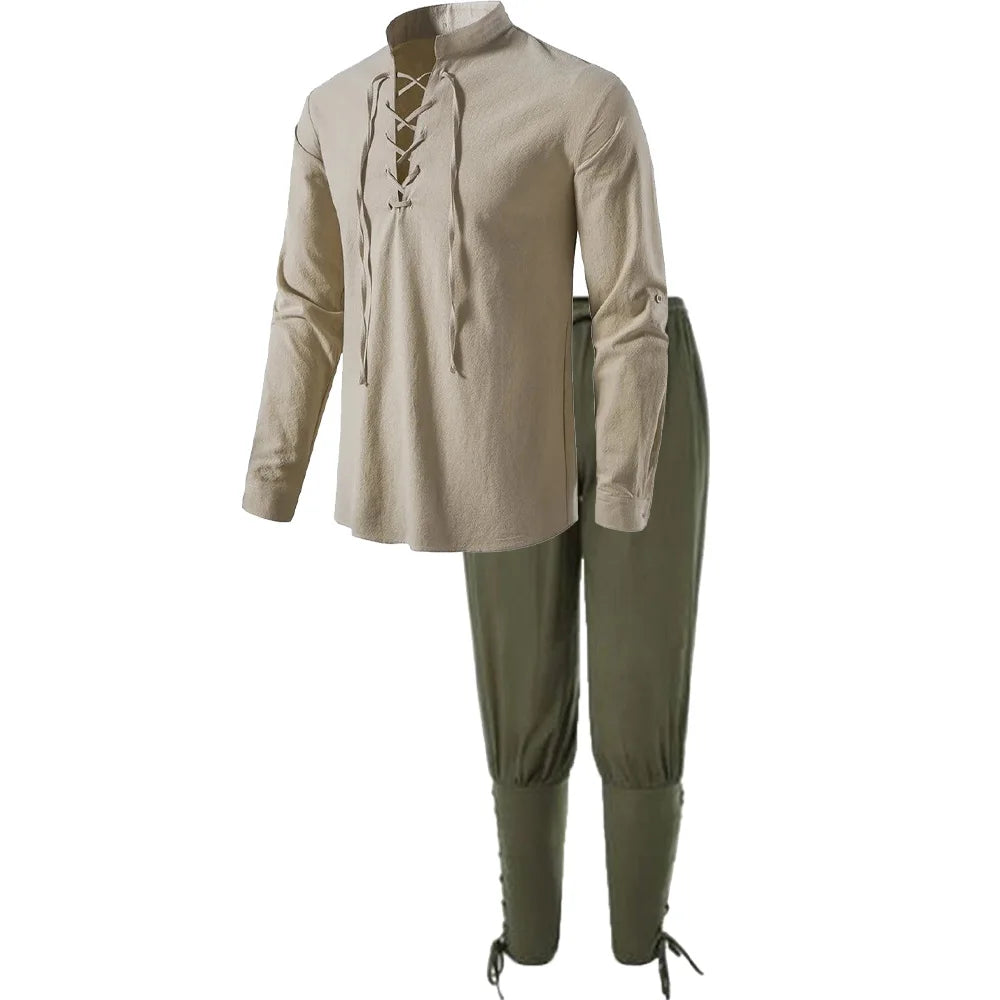 Complementary set for costumes Cotton/linen blend