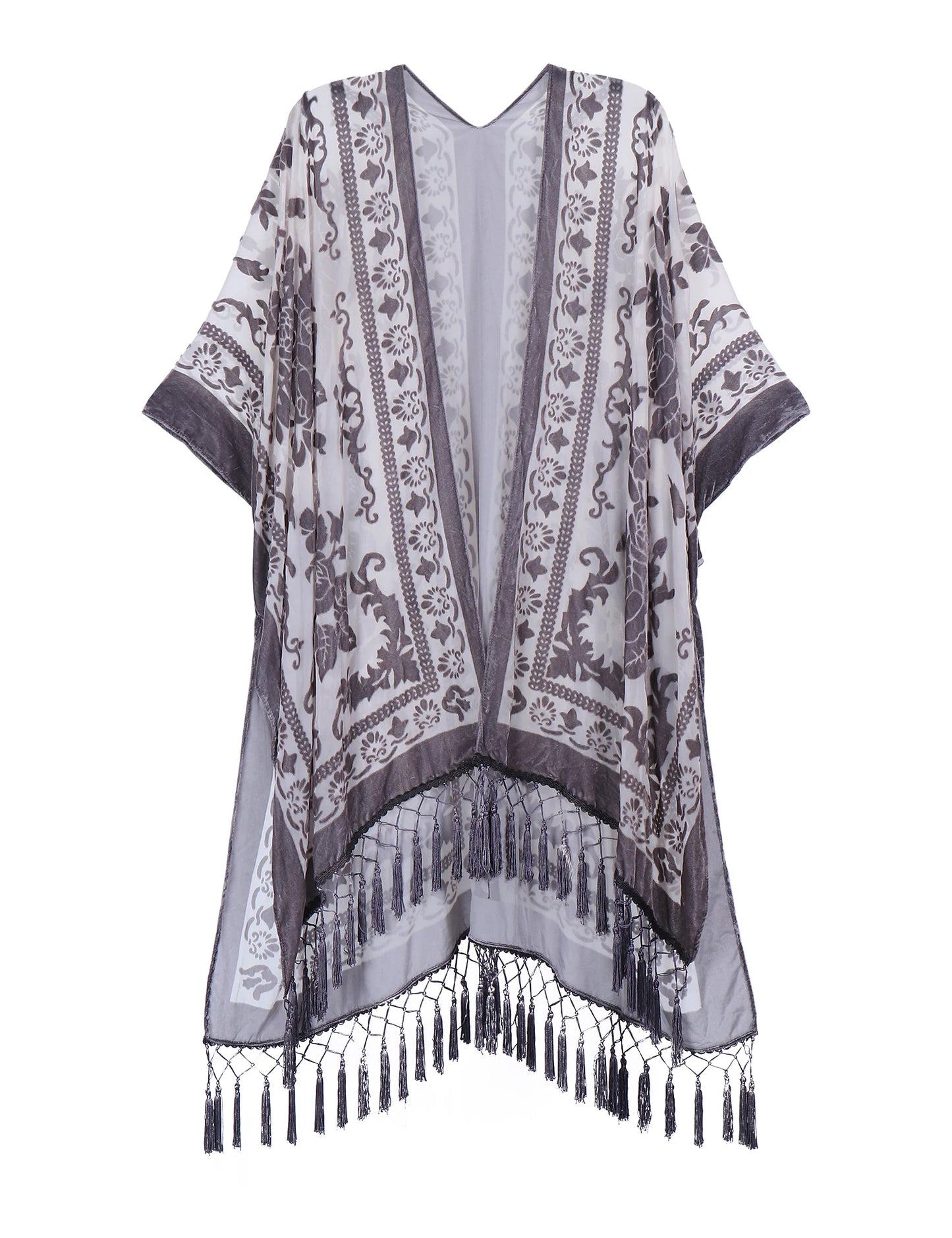 Bohemian velvet cape