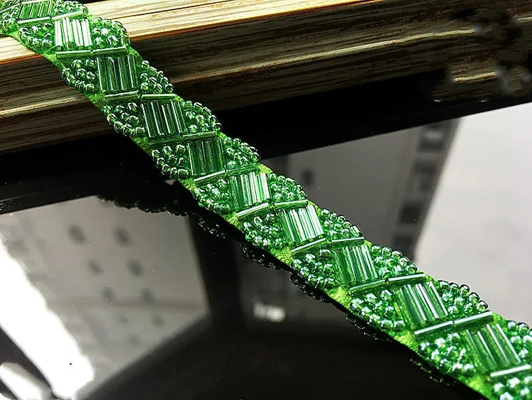Beaded Lace Braid, 2 Yards 1.5cm