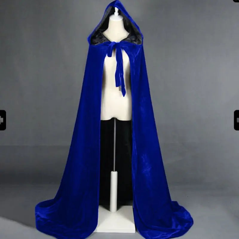 Hooded velvet Cloak