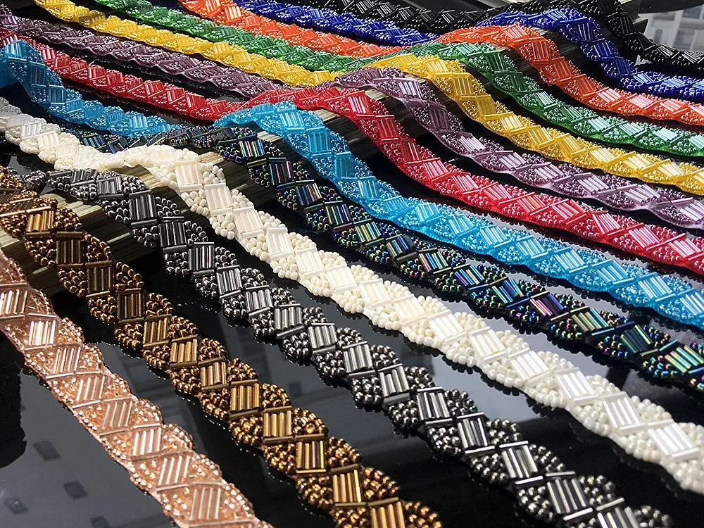 Beaded Lace Braid, 2 Yards 1.5cm
