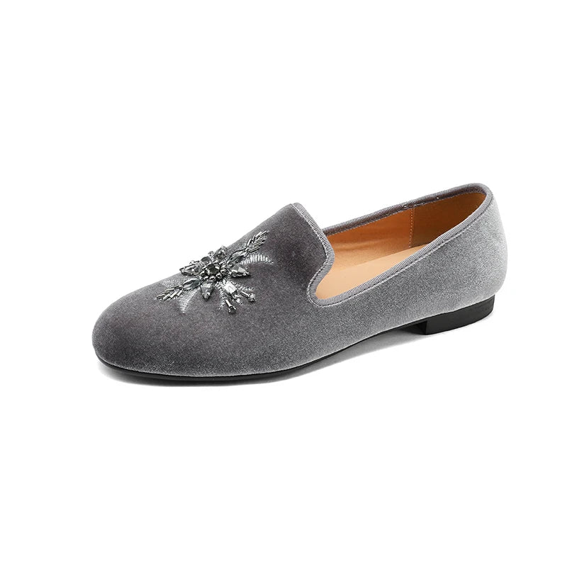 Luxury Velvet Women Flats