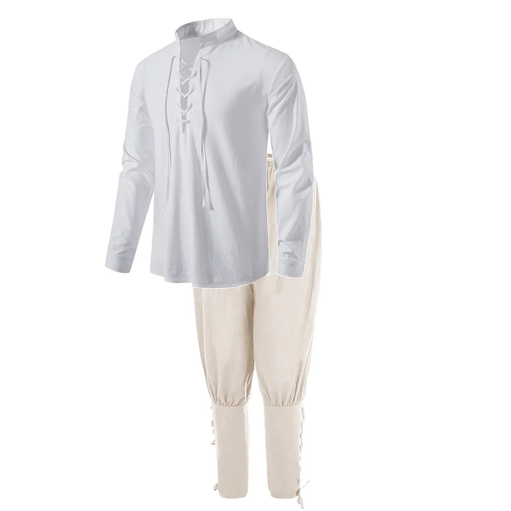 Complementary set for costumes Cotton/linen blend