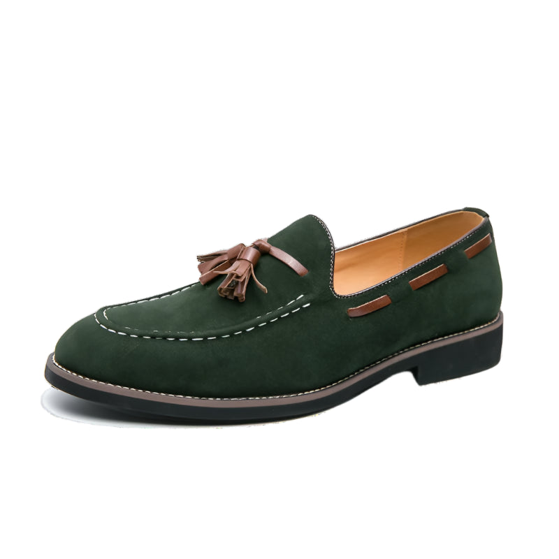 Suede Leather Shoes Men's Loafers