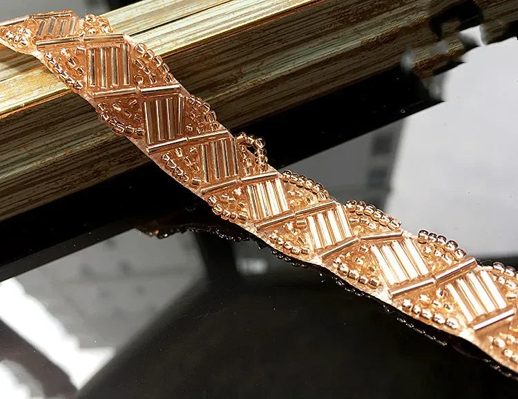 Beaded Lace Braid, 2 Yards 1.5cm
