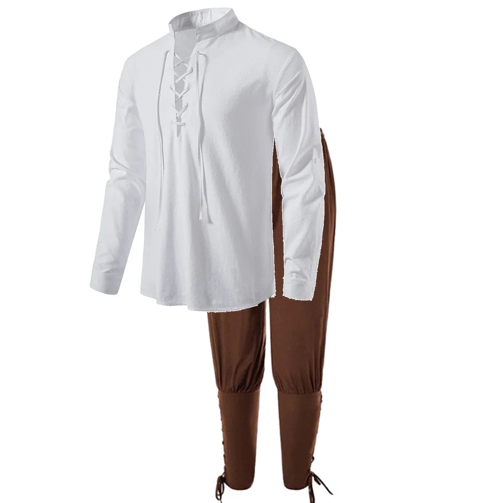 Complementary set for costumes Cotton/linen blend