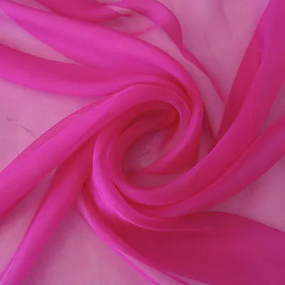 100% Mulberry silk chiffon