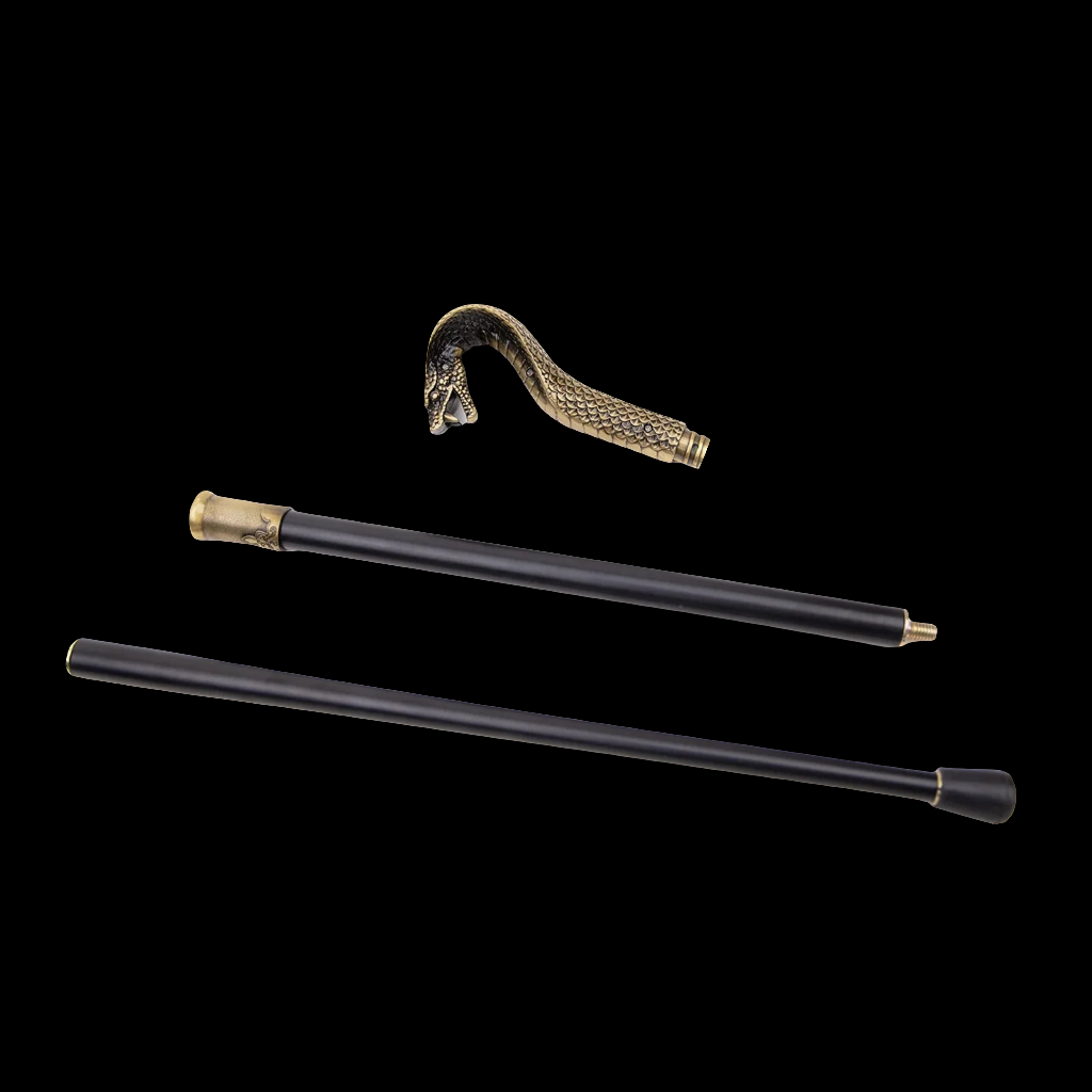 Luxury bronze Snake Walking Stick