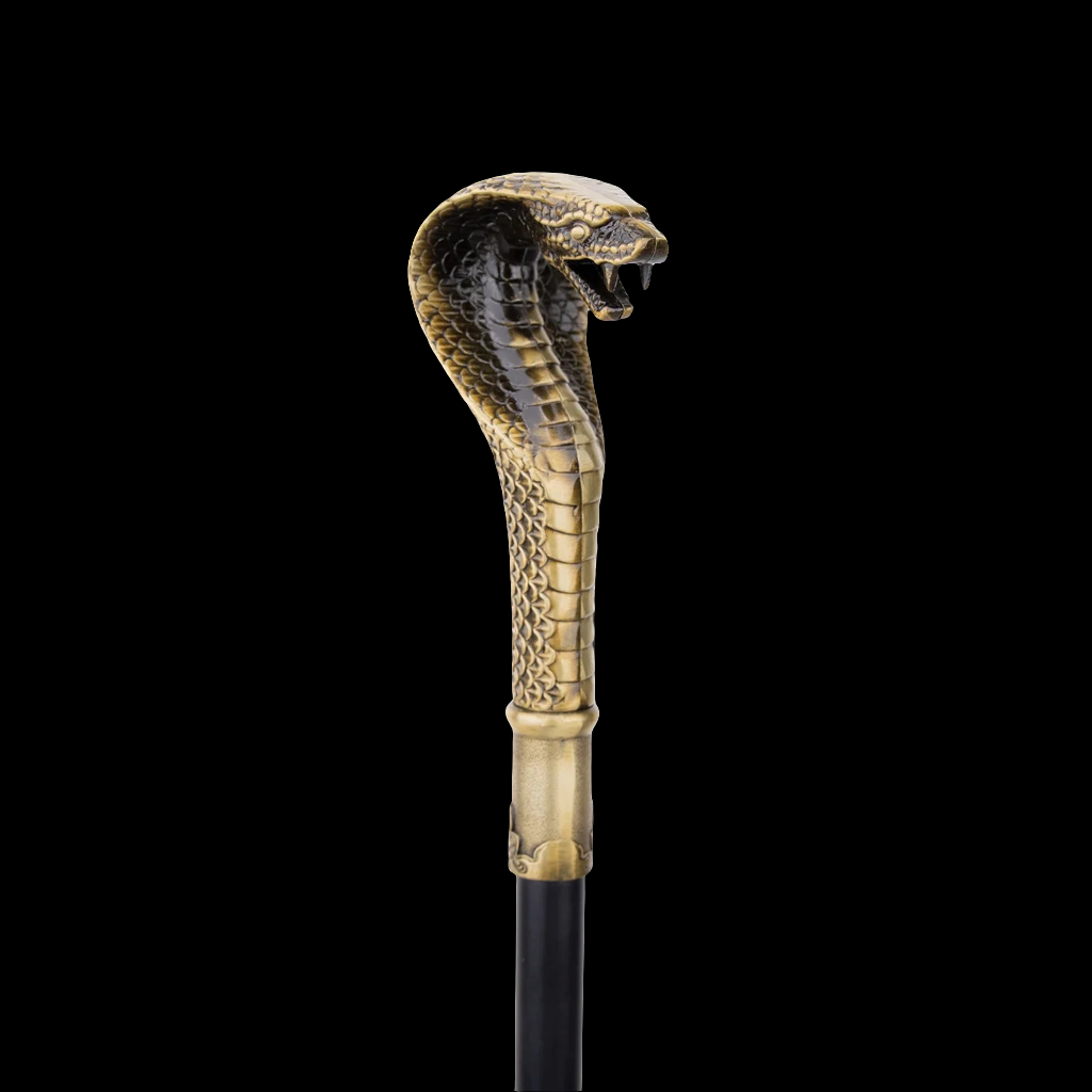 Luxury bronze Snake Walking Stick