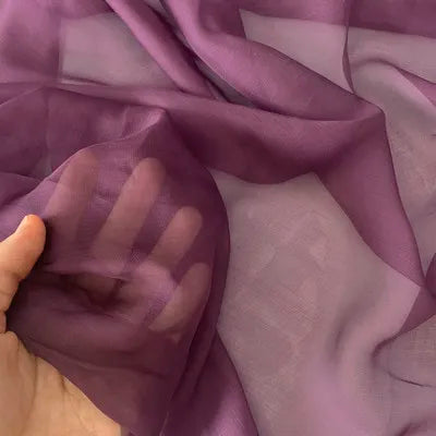 100% Mulberry silk chiffon