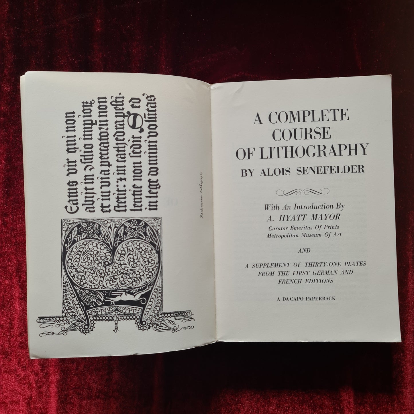 A complete course of lithography