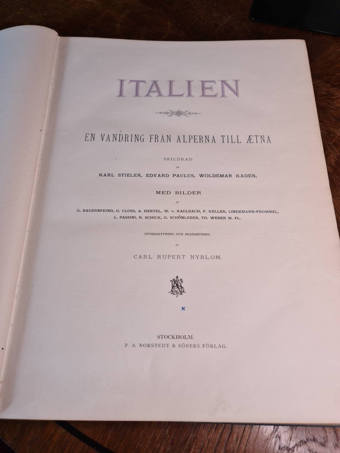 Italien - en vandring från alperna till ætena