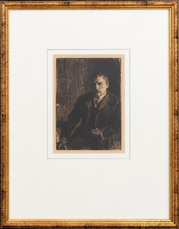 Etching by Anders Zorn