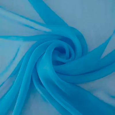 100% Mulberry silk chiffon