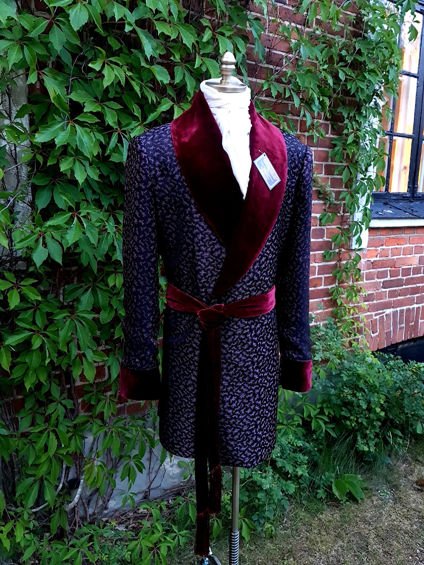 Silk Smoking jacket, robes