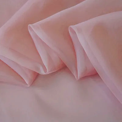 100% Mulberry silk chiffon