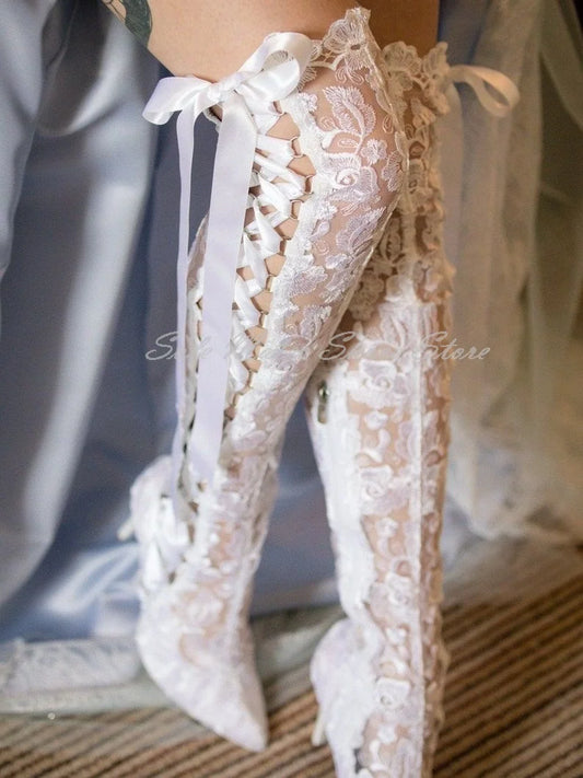 Elegant lace shoes 'Valerie'