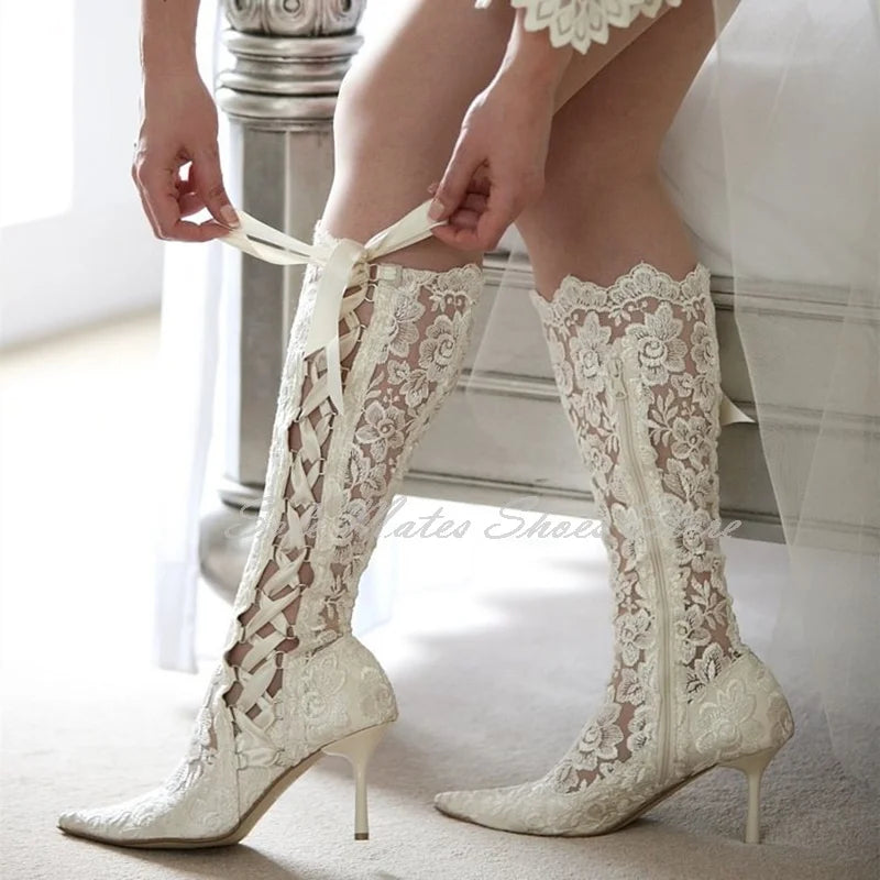 Elegant lace shoes 'Valerie'
