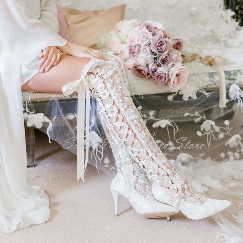 Elegant lace shoes 'Valerie'