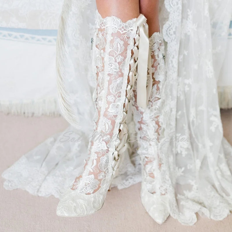 Elegant lace shoes 'Valerie'