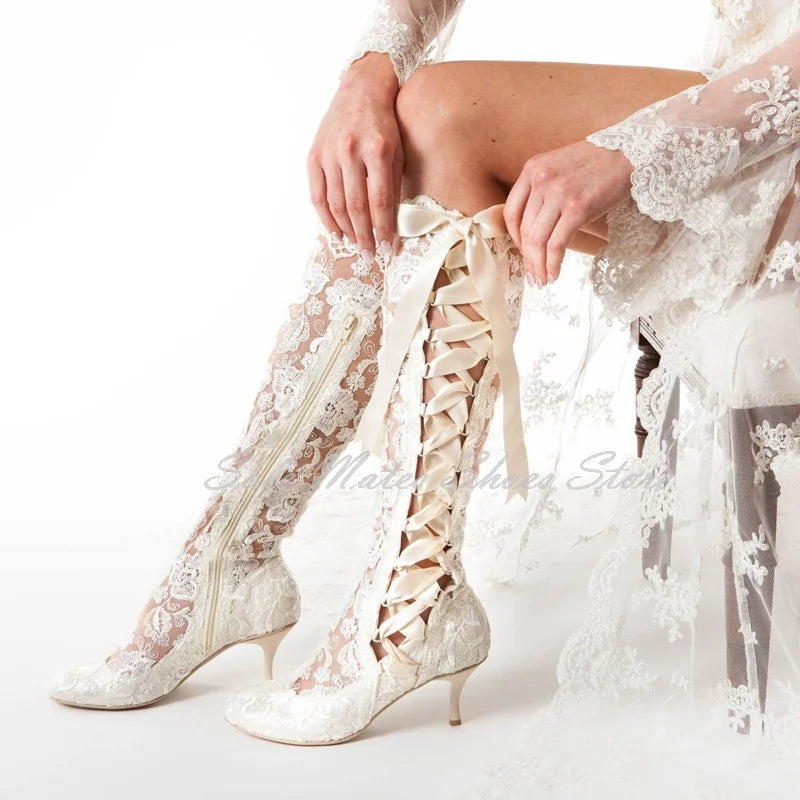Elegant lace shoes 'Valerie'