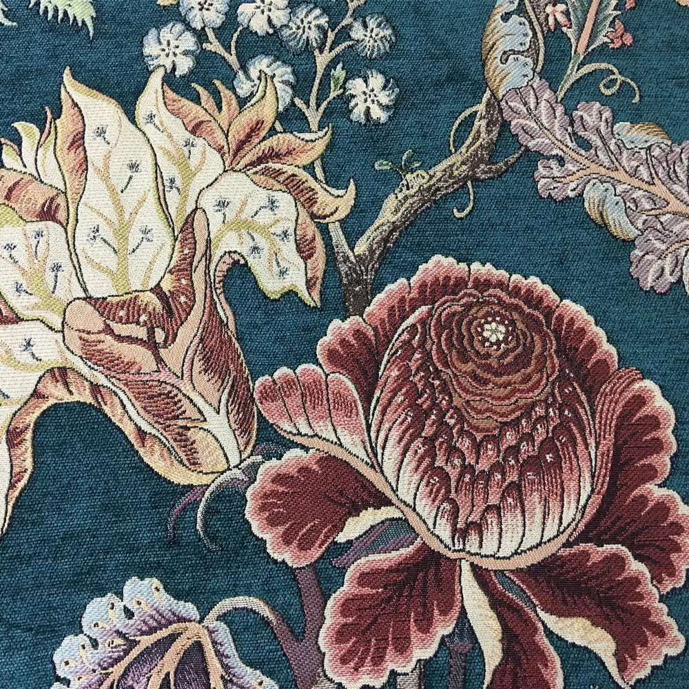 Deluxe Chenille Floral fabric, 280cm Width