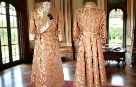 Floral Damask dressing gown