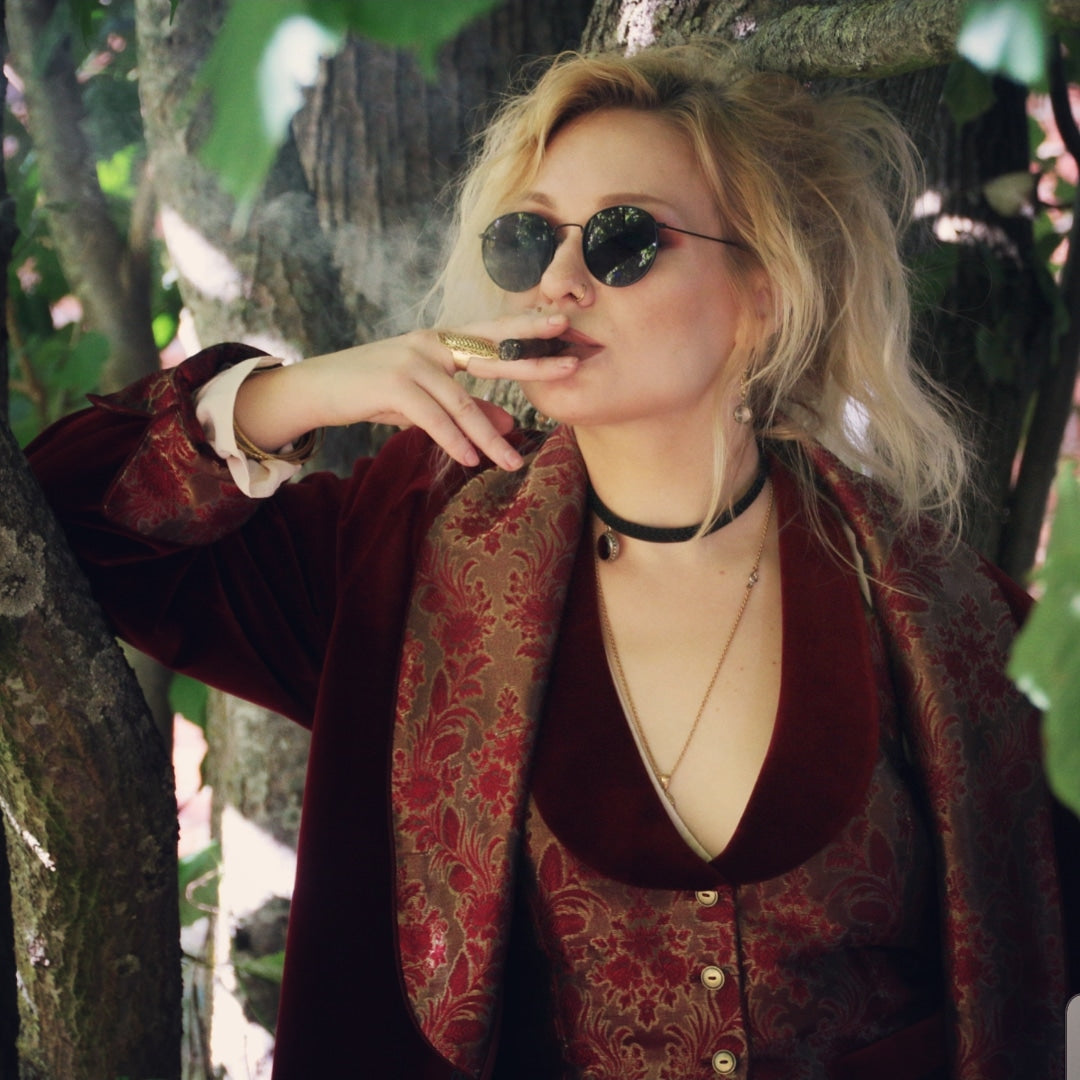 Velvet smokingjacket