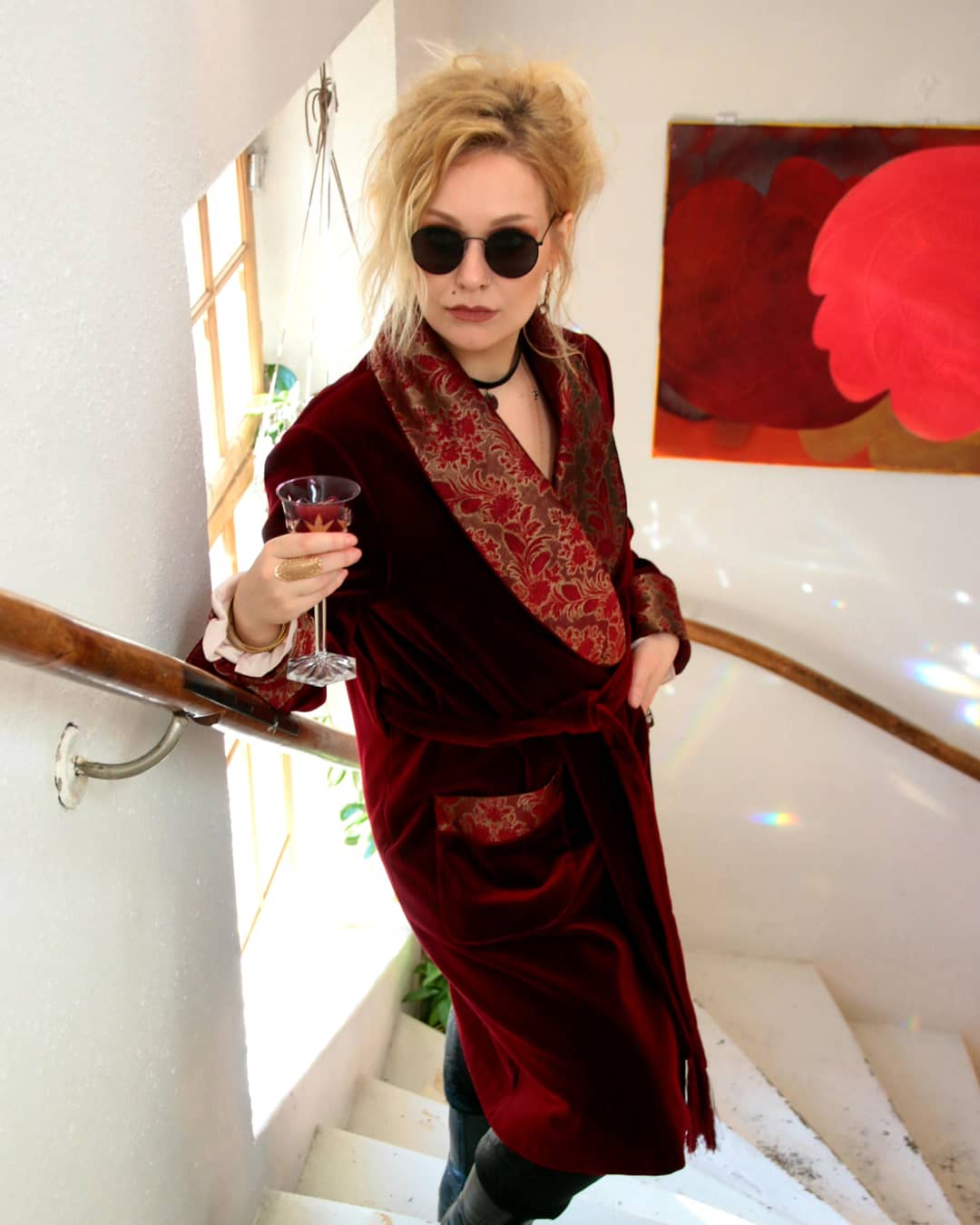 Velvet smokingjacket