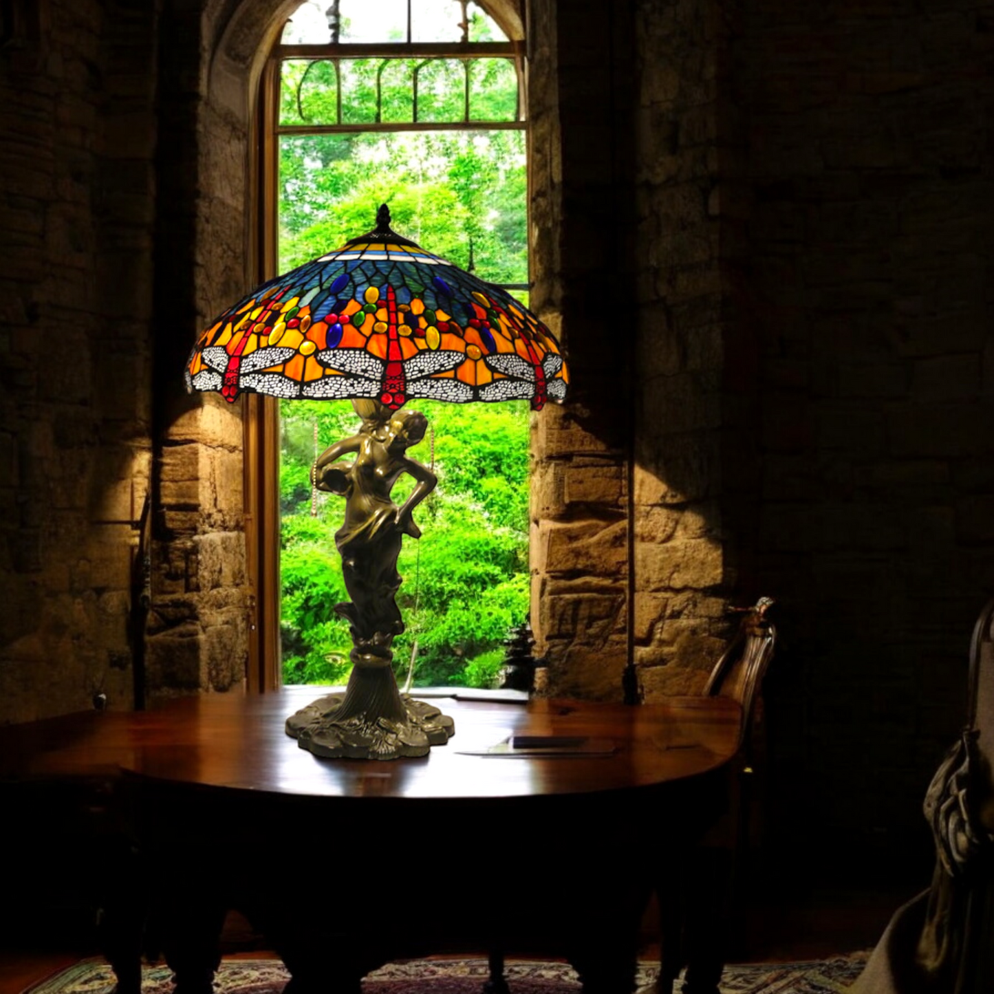 Tiffany style table lamps