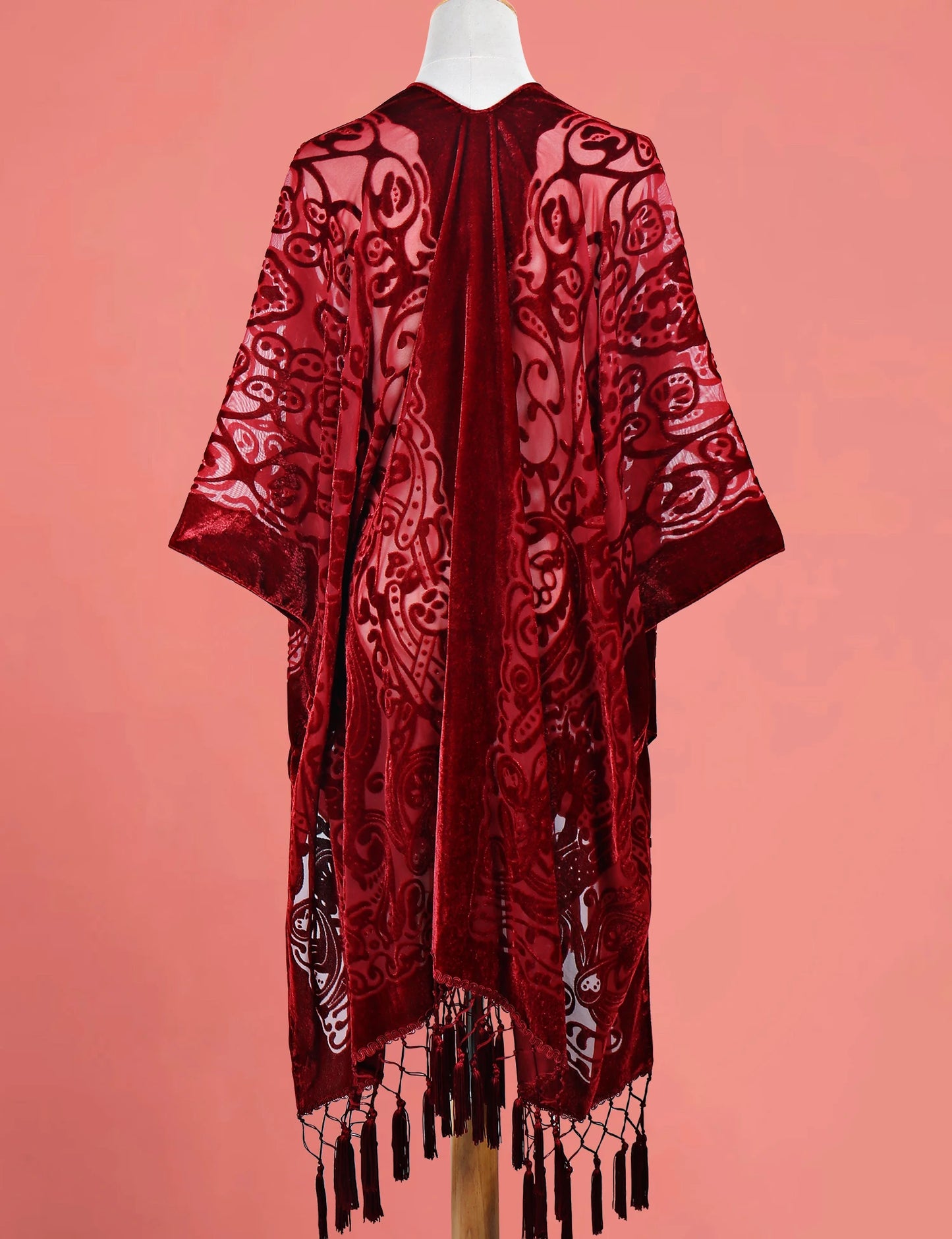 Bohemian velvet cape