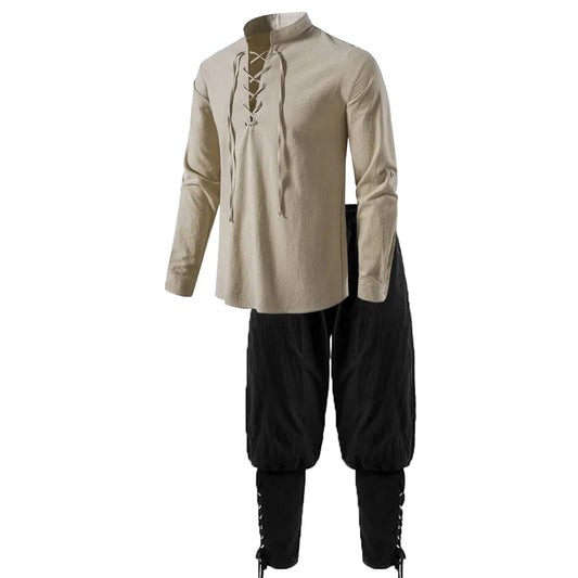 Complementary set for costumes Cotton/linen blend