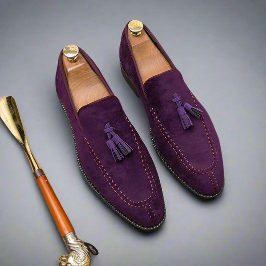 Suede Leather Shoes Men's Loafers