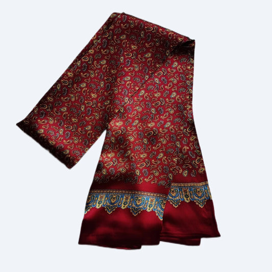 Mulberry Silk Paisley Scarf