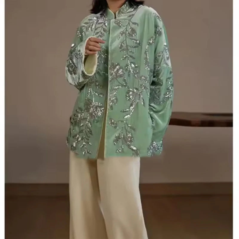 Velvet Jacket Women