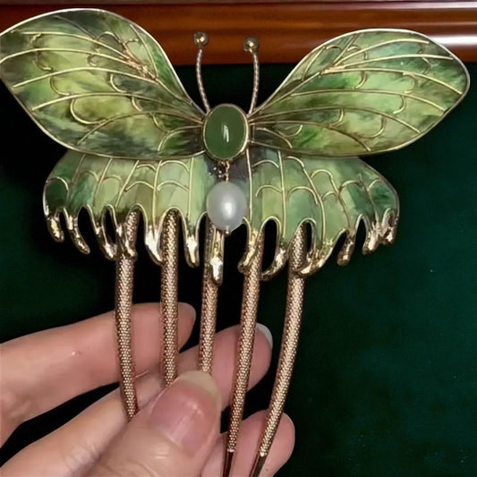 Hair comb "Callophrys rubi"